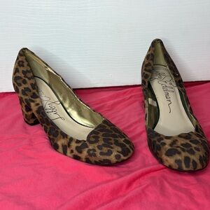 Jessica Simpson Leopard Print Heels